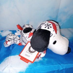 Peanuts Floppy Snoopy Hallmark Holiday Sketch Plush Poseable NEW